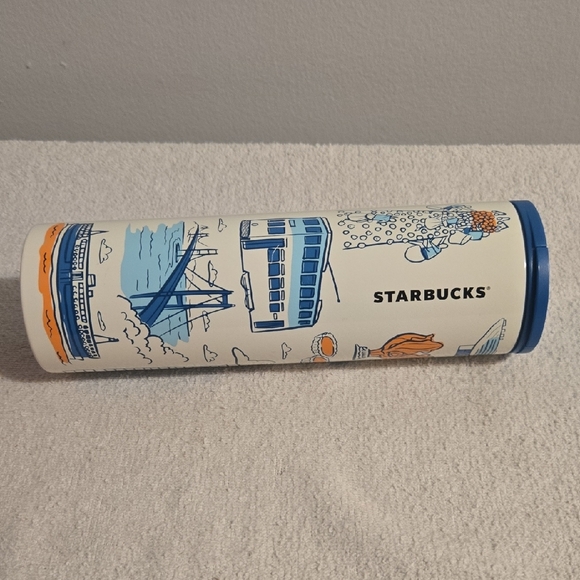 Starbucks Hong Kong Blue and Cream Tumbler - Picture 3 of 7